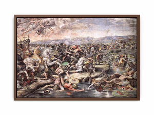The Battle at Pons Milvius (detail) By Raphael