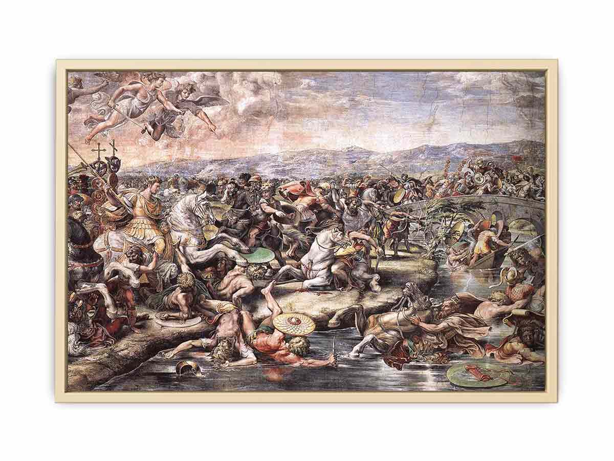The Battle at Pons Milvius (detail) By Raphael