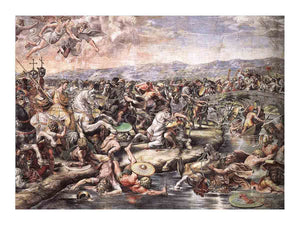 The Battle at Pons Milvius (detail) By Raphael