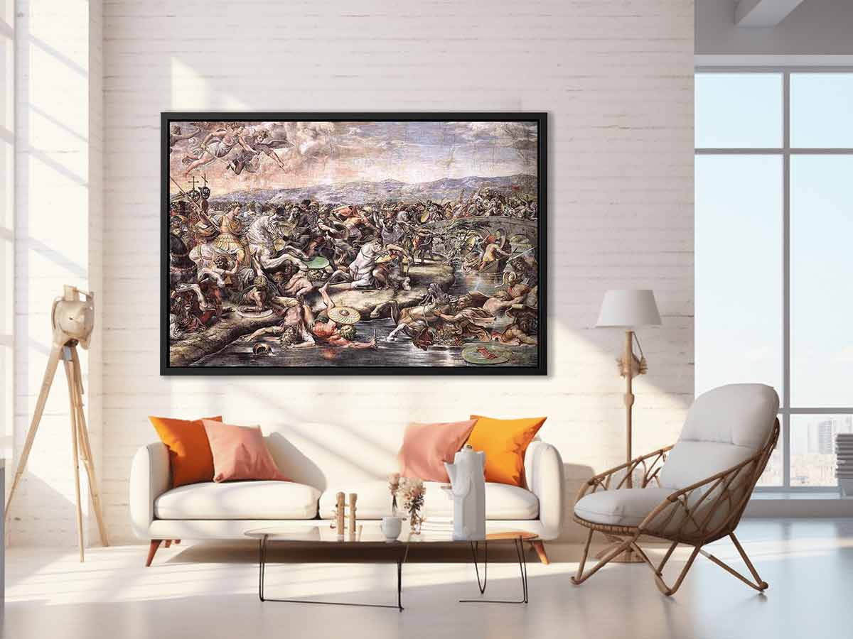 The Battle at Pons Milvius (detail) By Raphael