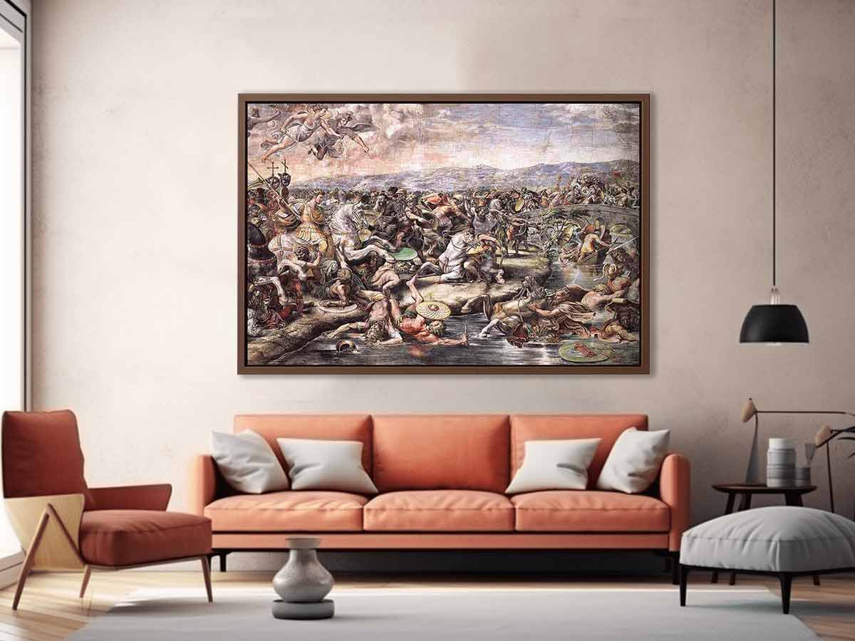 The Battle at Pons Milvius (detail) By Raphael