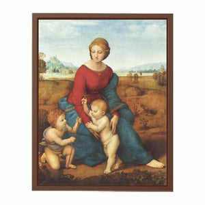 Madonna im Grünen, Szene: Maria mit Christuskind und Johannes dem Täufer By Raphael