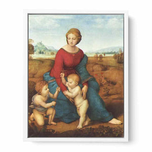 Madonna im Grünen, Szene: Maria mit Christuskind und Johannes dem Täufer By Raphael