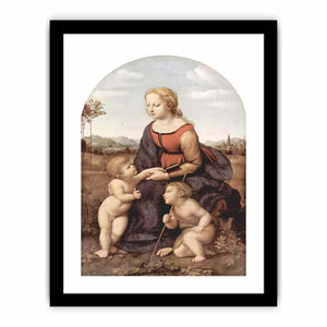 Madonna and child with Saint John the Baptist By Raphael