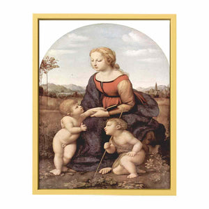 Madonna and child with Saint John the Baptist By Raphael