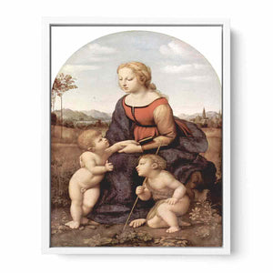 Madonna and child with Saint John the Baptist By Raphael