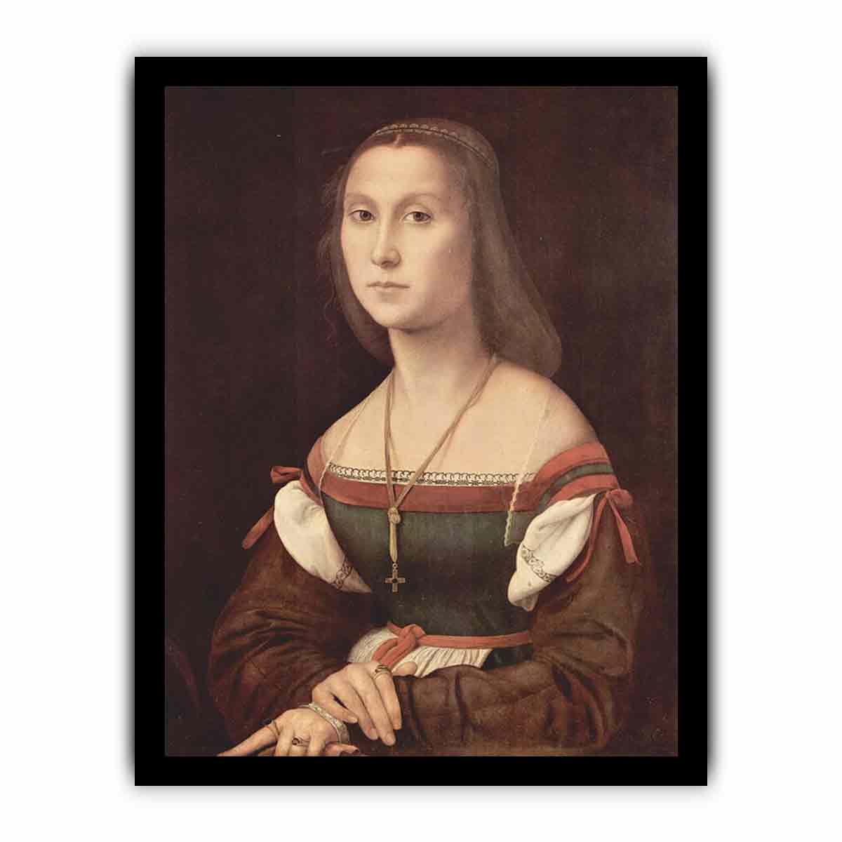 Portrait of a Young Woman By Raphael