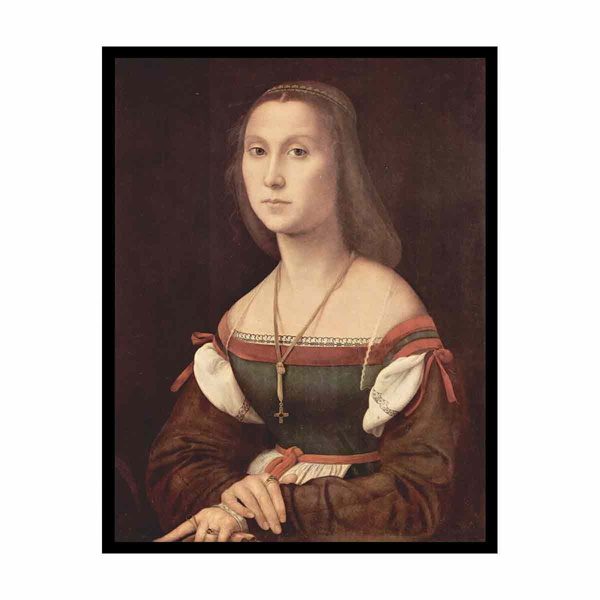 Portrait of a Young Woman By Raphael