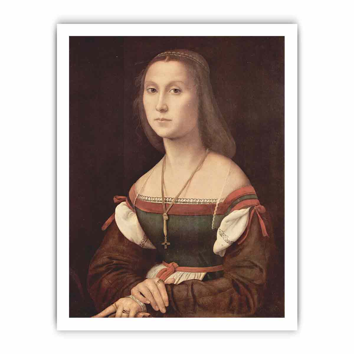 Portrait of a Young Woman By Raphael