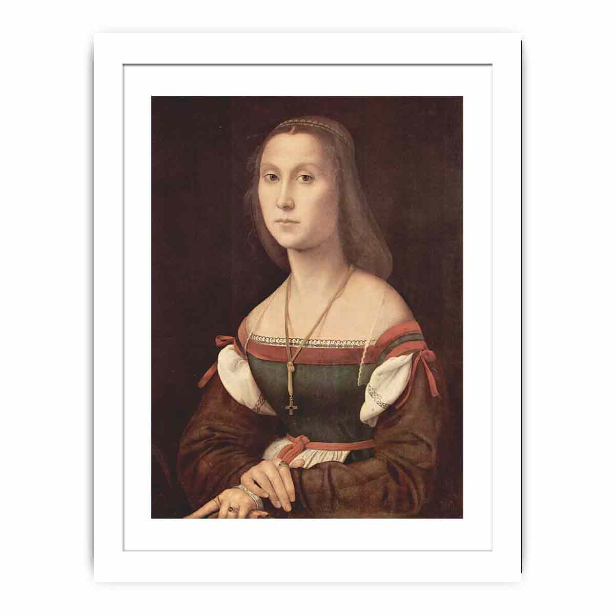 Portrait of a Young Woman By Raphael