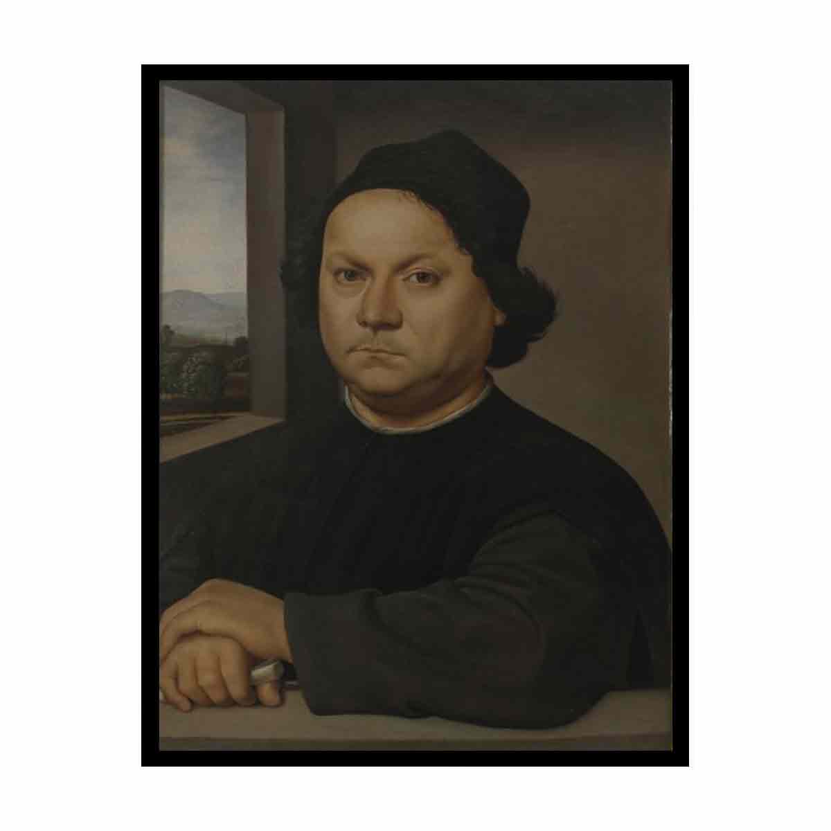Portrait of a Man By Raphael