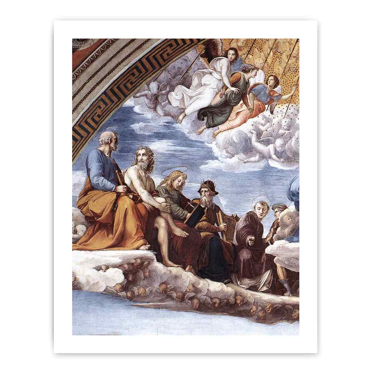 Disputation of the Holy Sacrament (La Disputa) [detail: 9]