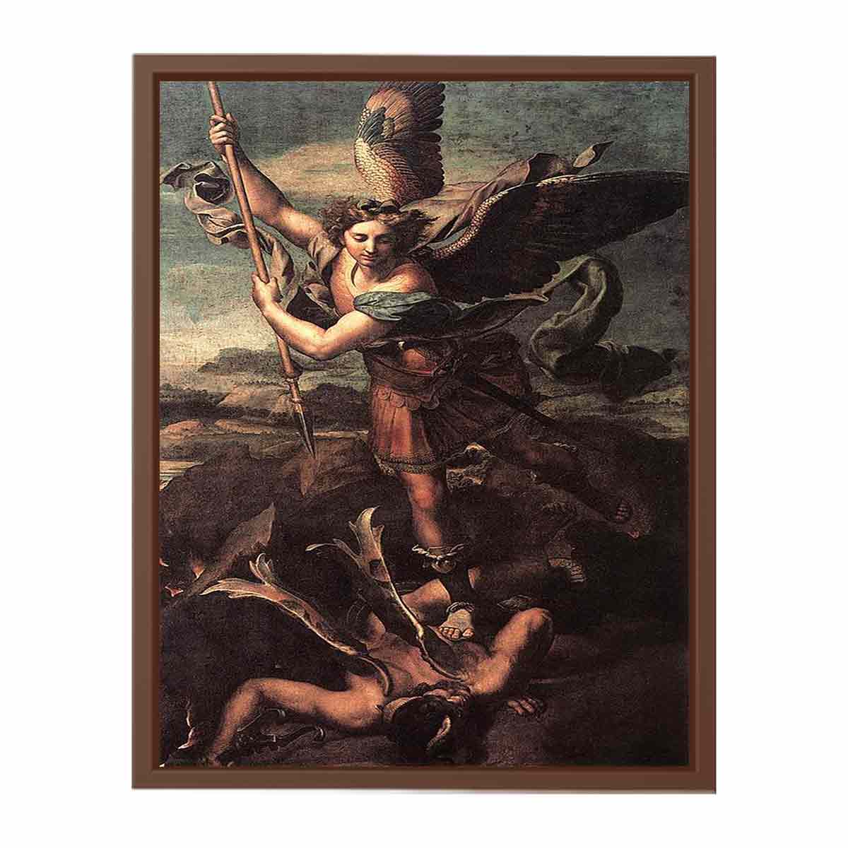 St Michael and the Devil By Raphael