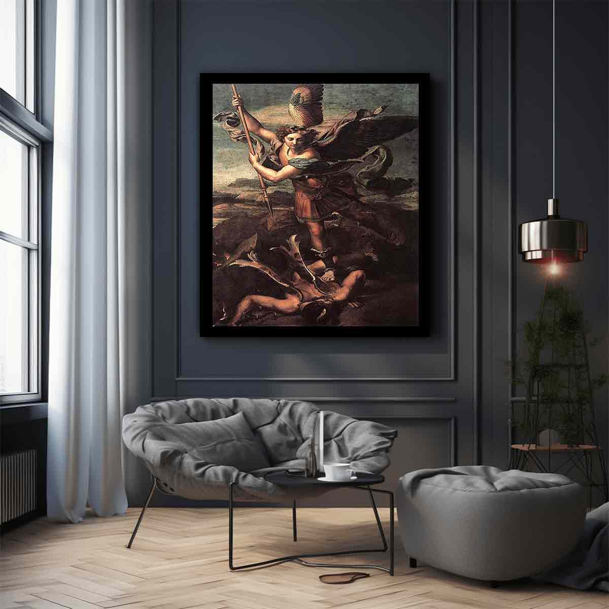 St Michael and the Devil By Raphael