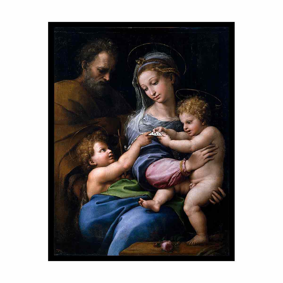 Madonna of the Rose By Raphael