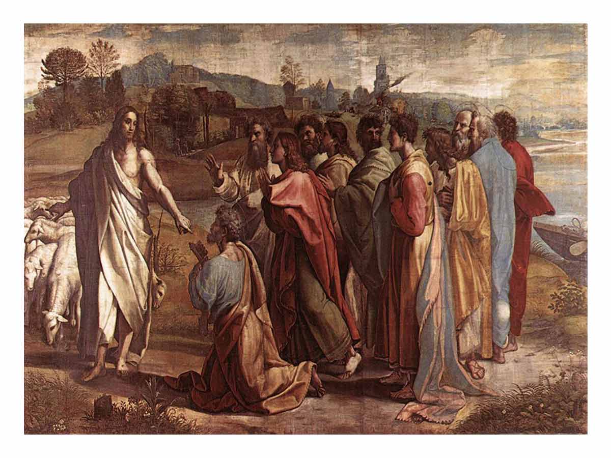 Christ's Charge to St. Peter (cartoon for the Sistine Chapel)