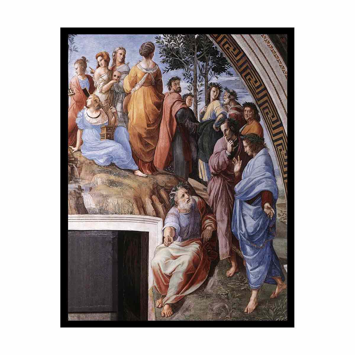 The Parnassus (detail) By Raphael