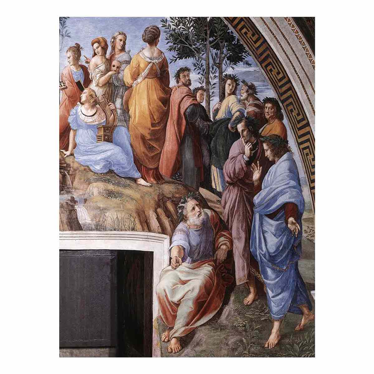 The Parnassus (detail) By Raphael