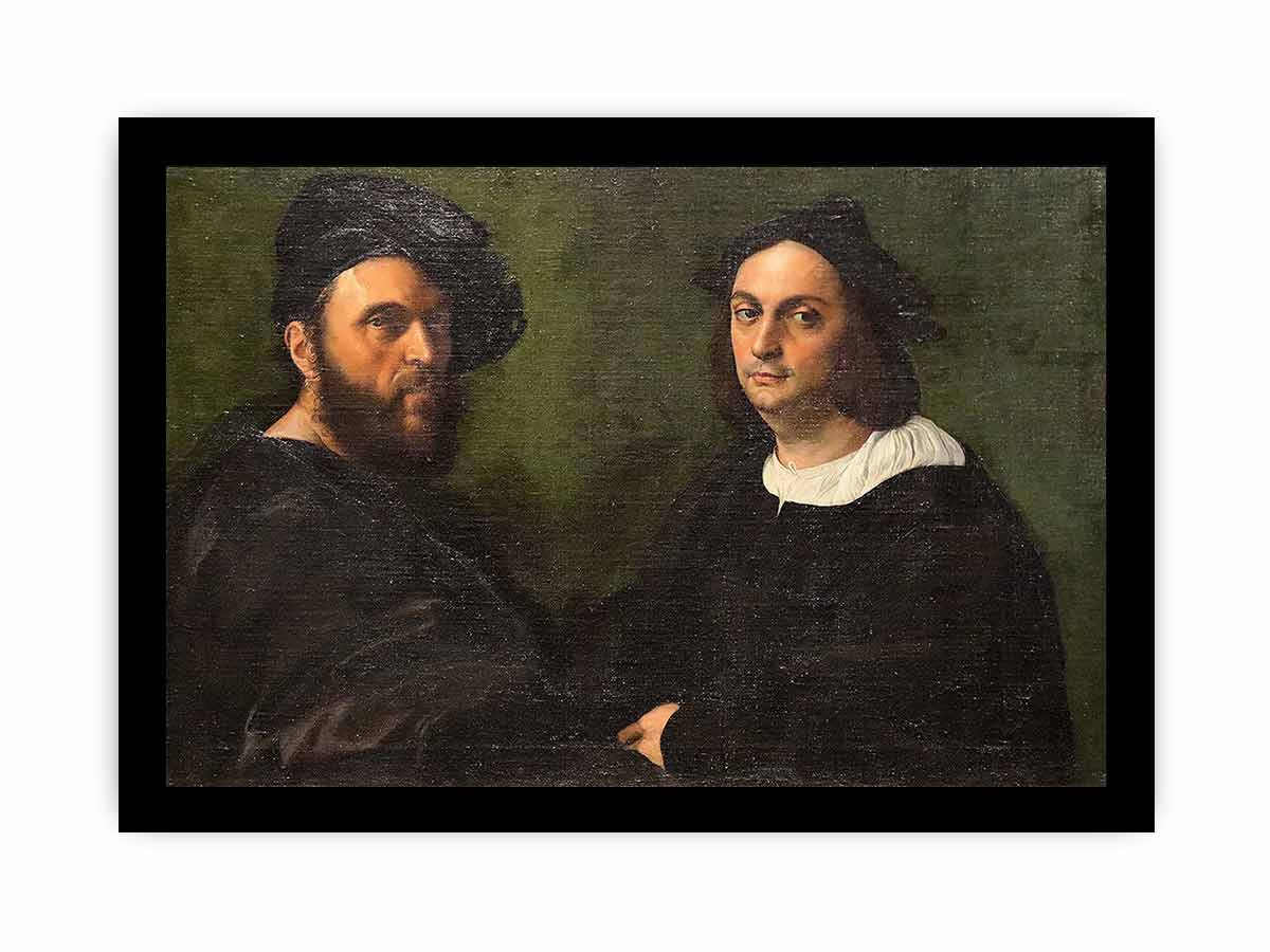 Portrait of Andrea Navagero and Agostino Beazzano By Raphael
