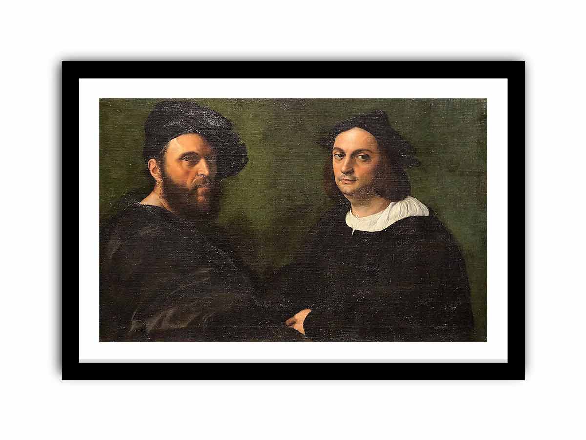 Portrait of Andrea Navagero and Agostino Beazzano By Raphael