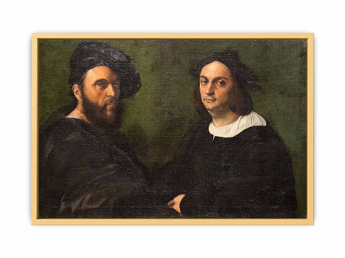 Portrait of Andrea Navagero and Agostino Beazzano By Raphael