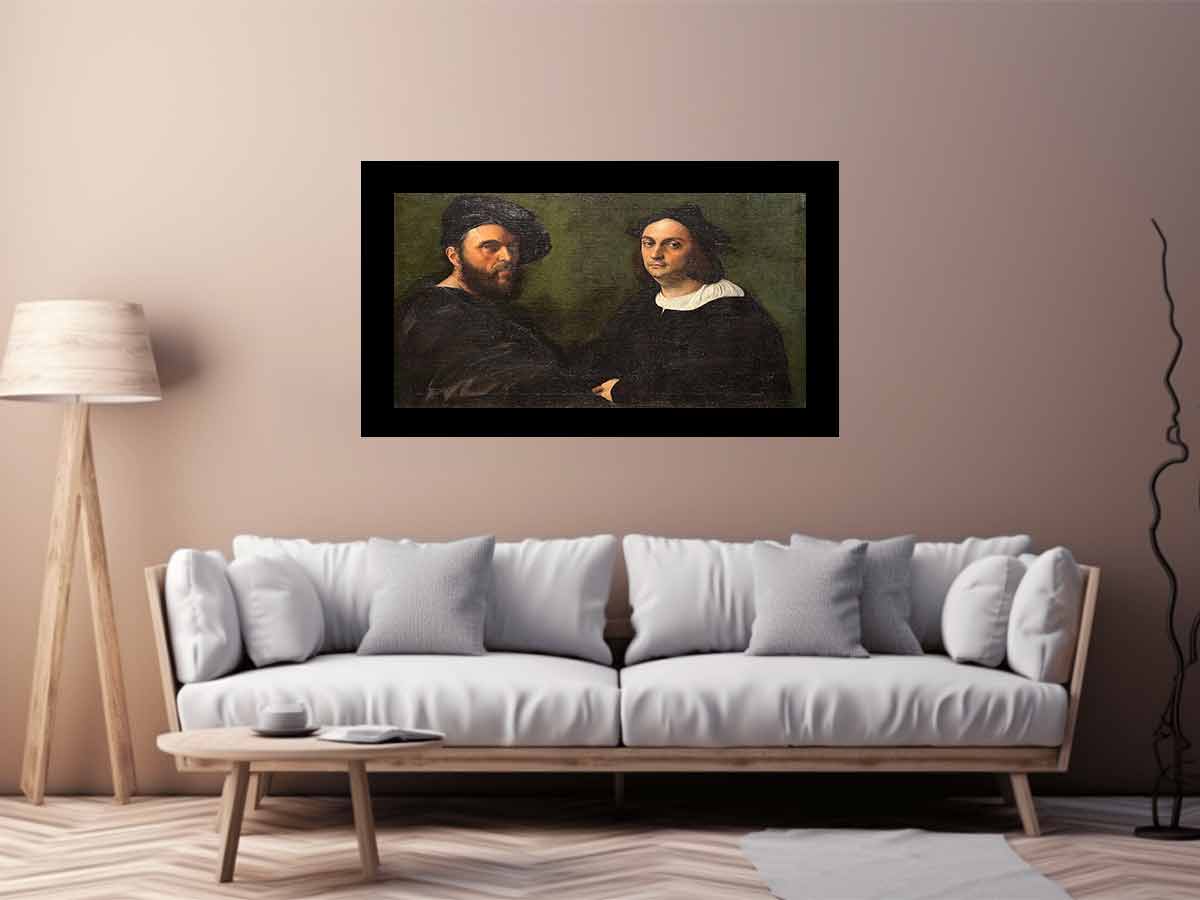 Portrait of Andrea Navagero and Agostino Beazzano By Raphael