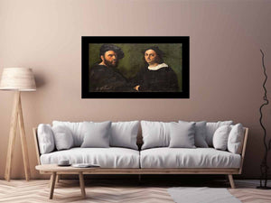Portrait of Andrea Navagero and Agostino Beazzano By Raphael