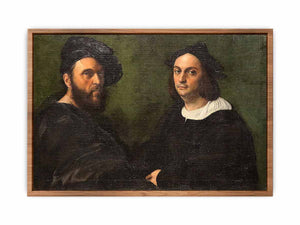 Portrait of Andrea Navagero and Agostino Beazzano By Raphael