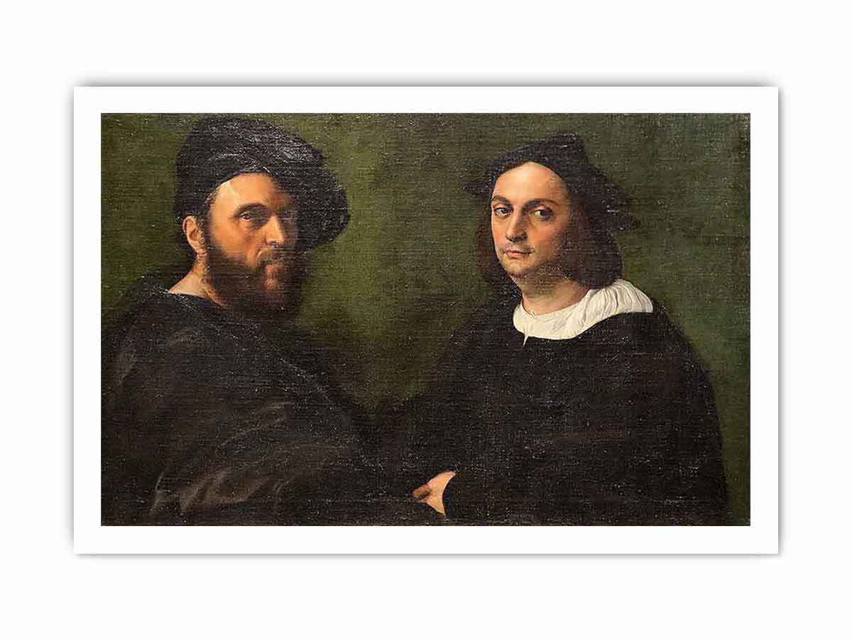Portrait of Andrea Navagero and Agostino Beazzano By Raphael