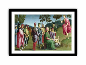 Saint John the Baptist Preaching By Raphael