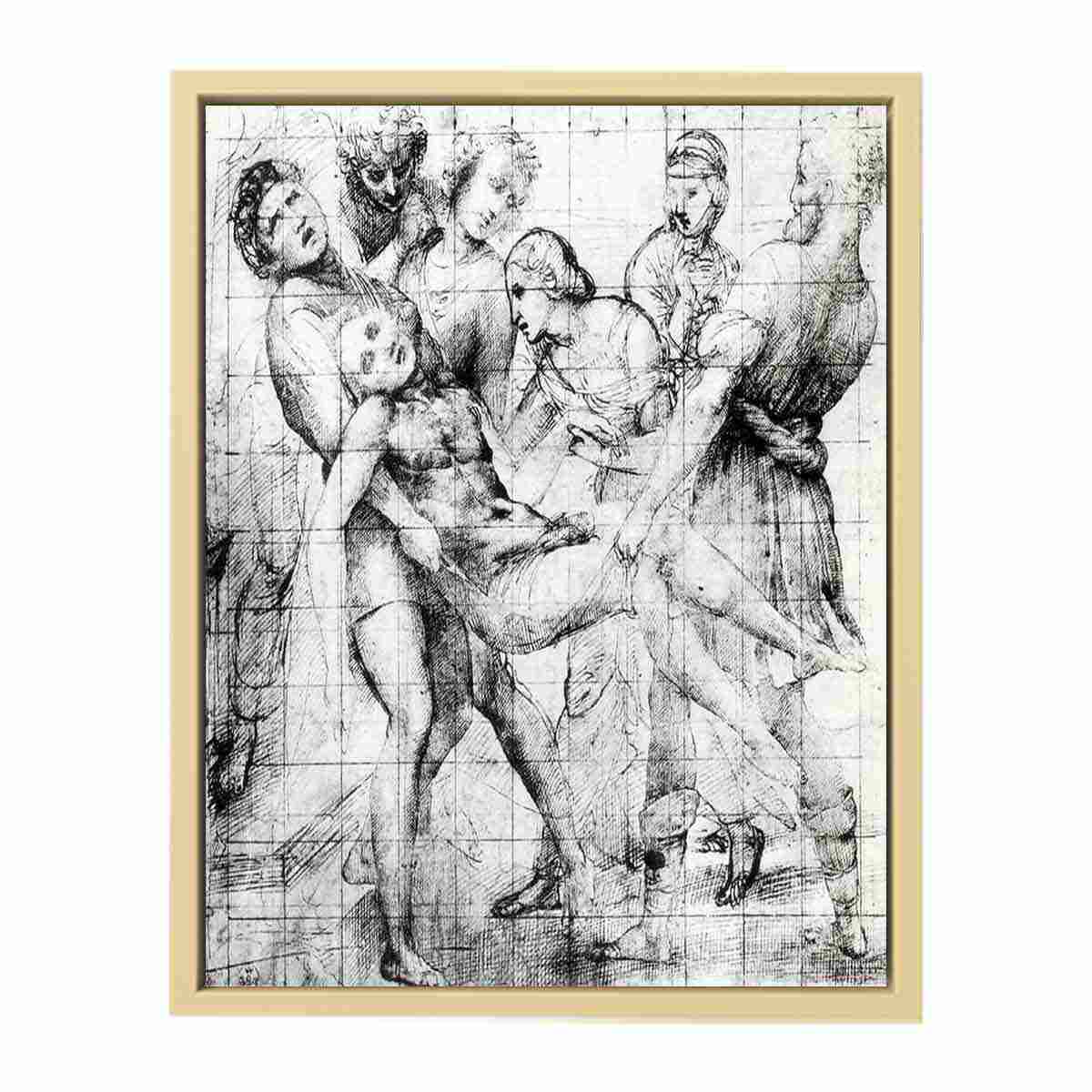 Modello for the Entombment By Raphael
