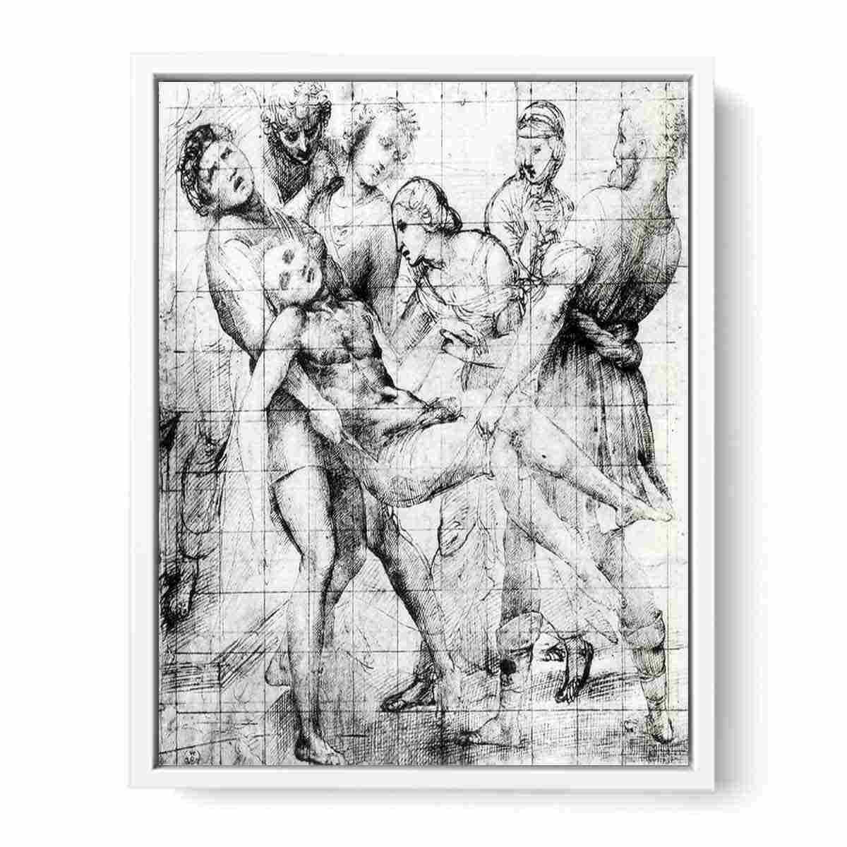 Modello for the Entombment By Raphael