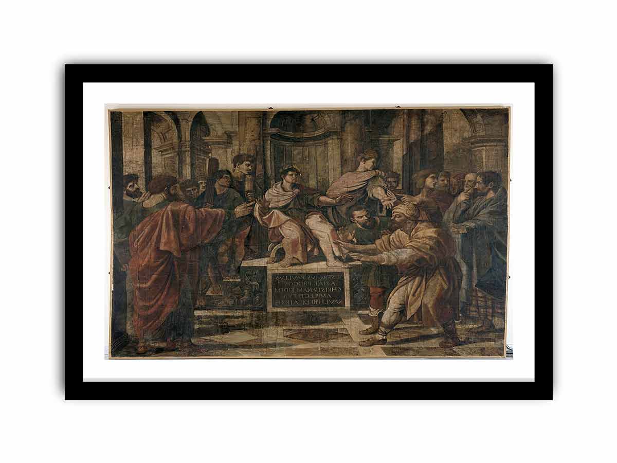 The Blinding of Elymas By Raphael