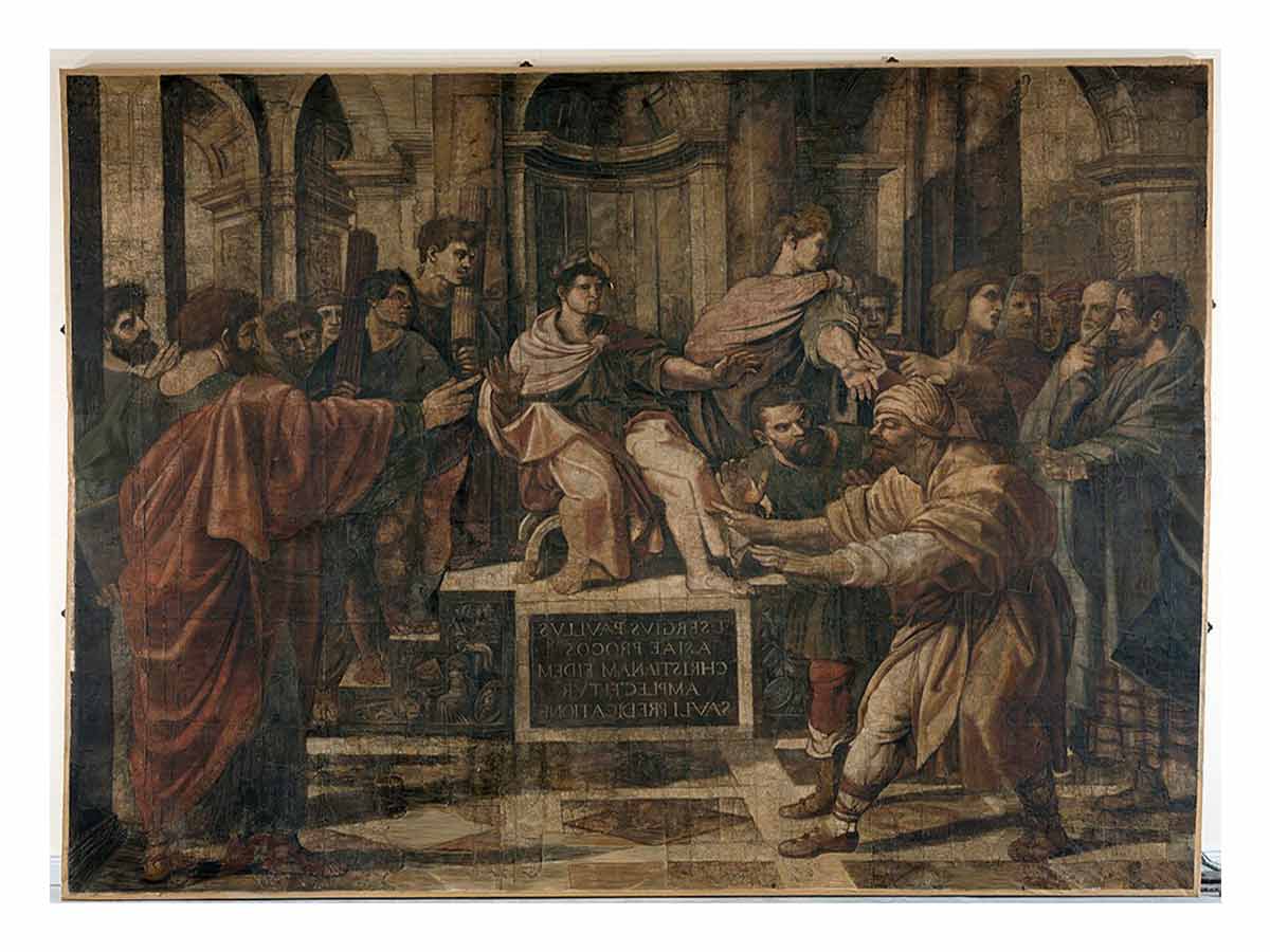 The Blinding of Elymas By Raphael