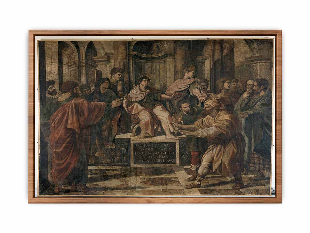 The Blinding of Elymas (cartoon for the Sistine Chapel)