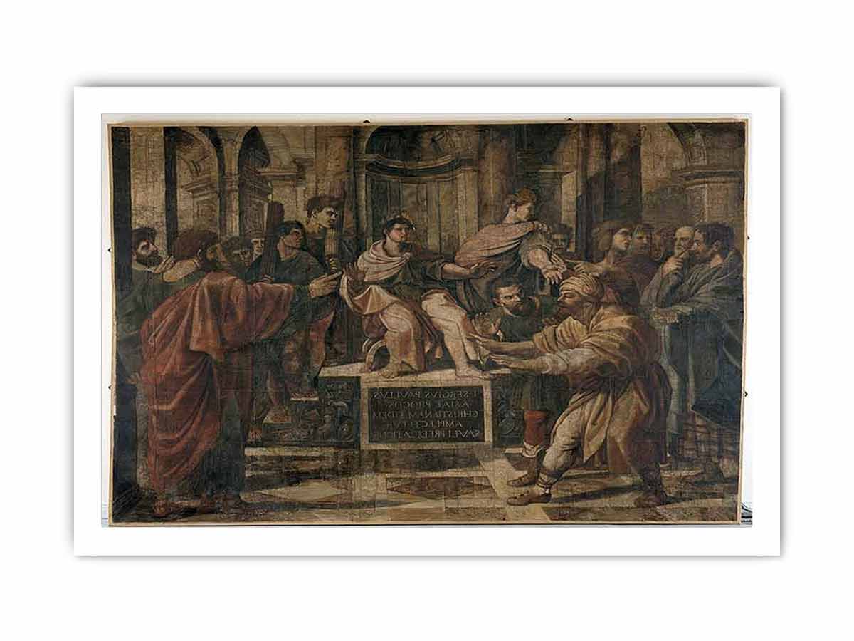 The Blinding of Elymas By Raphael