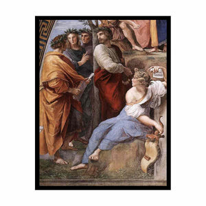 The Parnassus (detail) By Raphael
