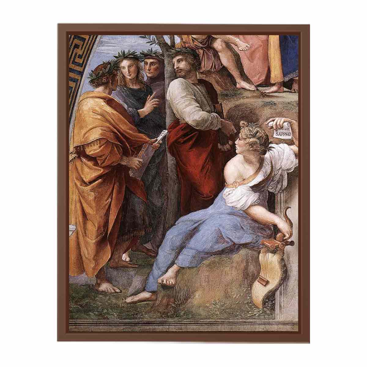 The Parnassus (detail) By Raphael
