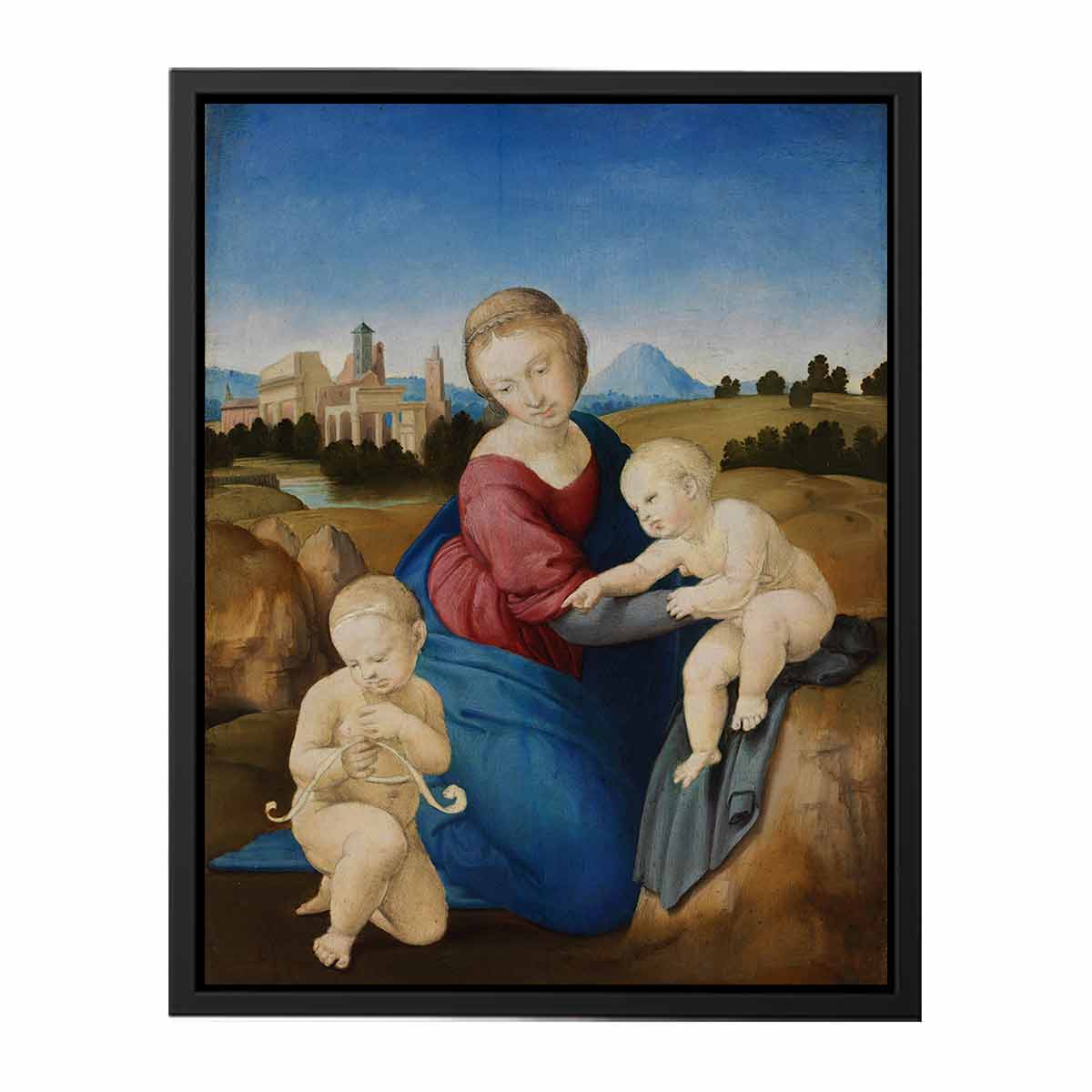 Madonna and Child with the Infant Saint John By Raphael