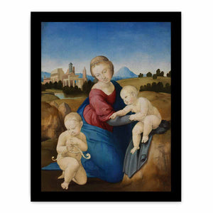 Madonna and Child with the Infant Saint John By Raphael
