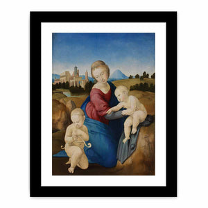 Madonna and Child with the Infant Saint John By Raphael