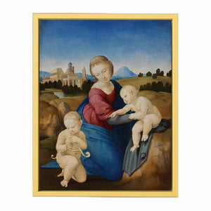 Madonna and Child with the Infant Saint John By Raphael