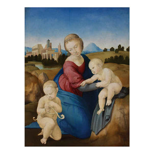 Madonna and Child with the Infant Saint John By Raphael