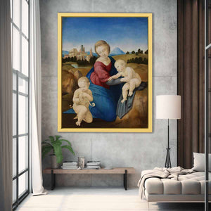 Madonna and Child with the Infant Saint John By Raphael