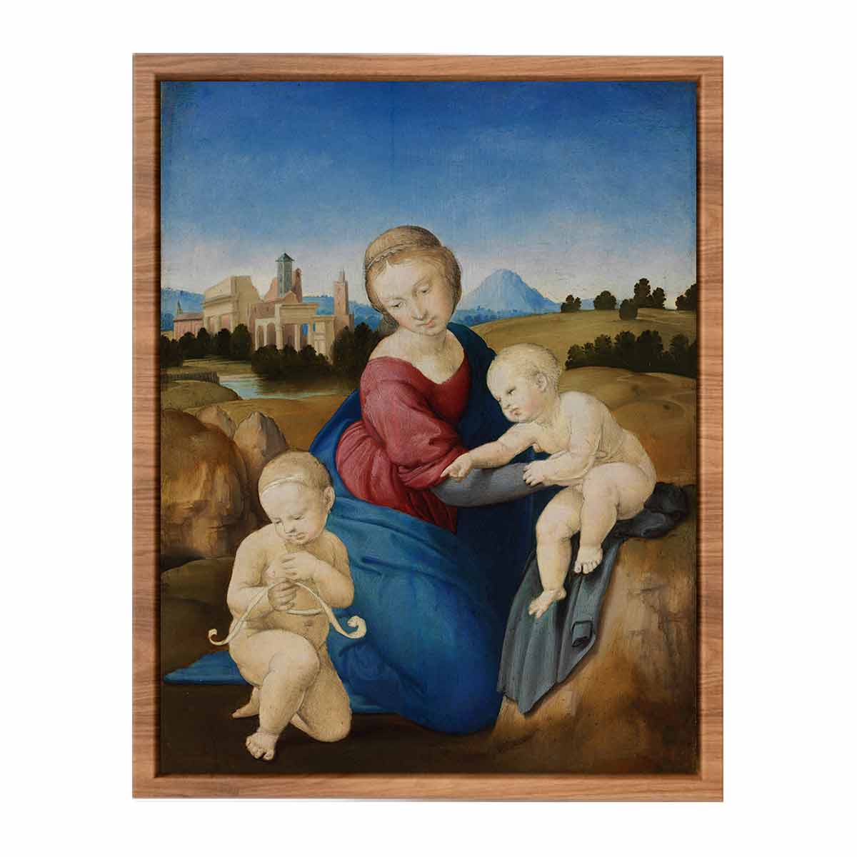 Madonna and Child with the Infant Saint John By Raphael