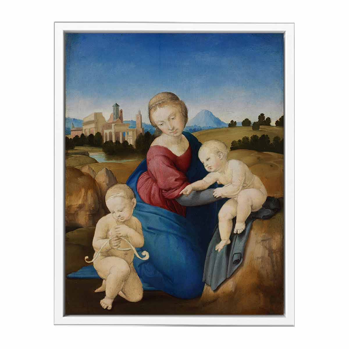 Madonna and Child with the Infant Saint John By Raphael
