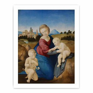 Madonna and Child with the Infant Saint John By Raphael
