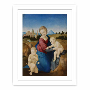 Madonna and Child with the Infant Saint John By Raphael