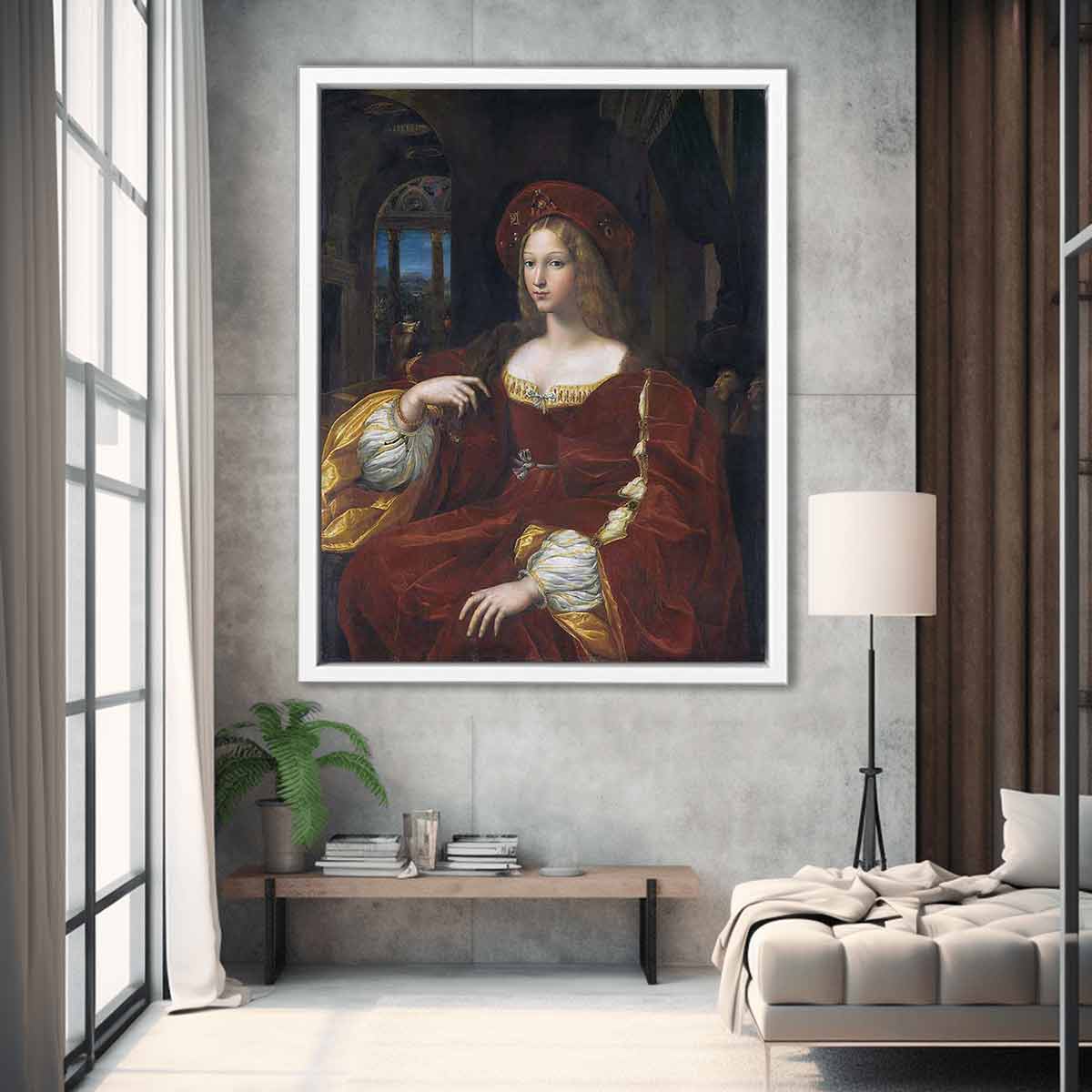 Portrait de Jeanne d'Aragon By Raphael