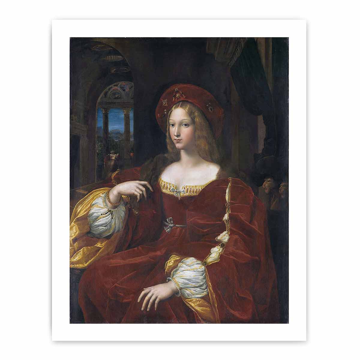 Portrait de Jeanne d'Aragon By Raphael